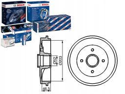 0 986 477 124 Bęben Hamulcowy Bosch