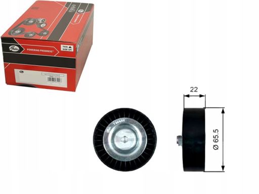 T36458 Rolka Zwrotna Paska Wieloklinowego Gates