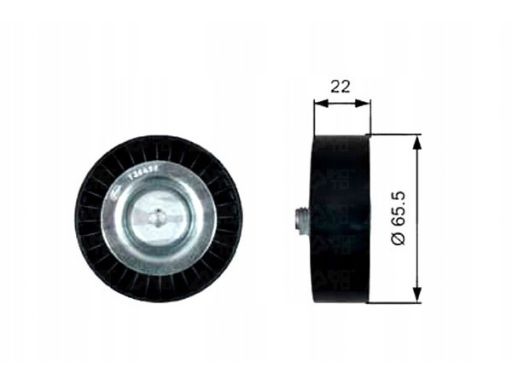 T36458 Rolka Zwrotna Paska Wieloklinowego Gates