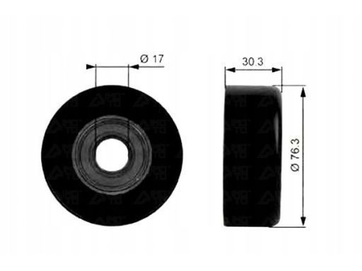 T38006 Rolka Zwrotna Paska Wieloklinowego Gates