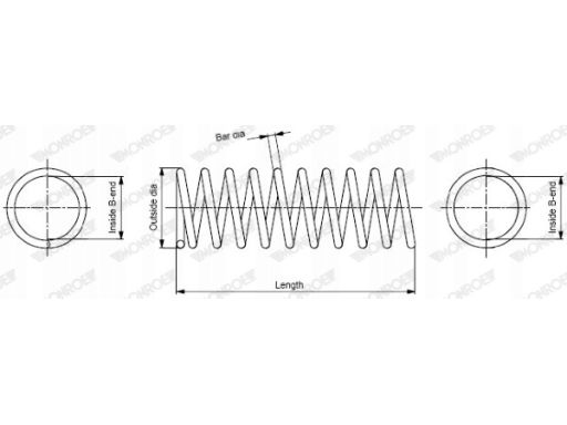 Se3492 Sprężyna Zawieszenia Monroe