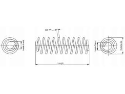 Sp2413 Sprężyna Zawieszenia Monroe