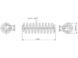 Sp4037 Sprężyna Zawieszenia Monroe
