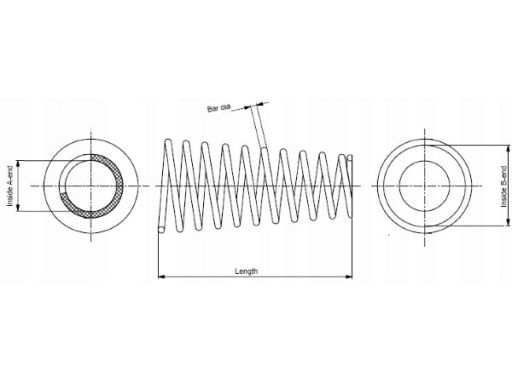 Sp2596 Sprężyna Zawieszenia Monroe