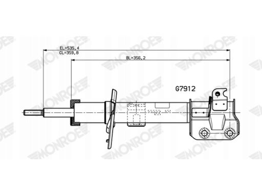 G7912 Amortyzator Monroe