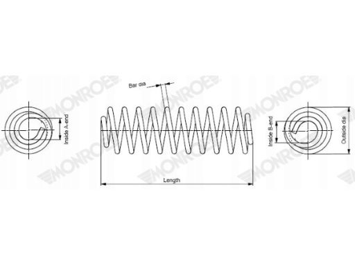 Sp4132 Sprężyna Zawieszenia Monroe