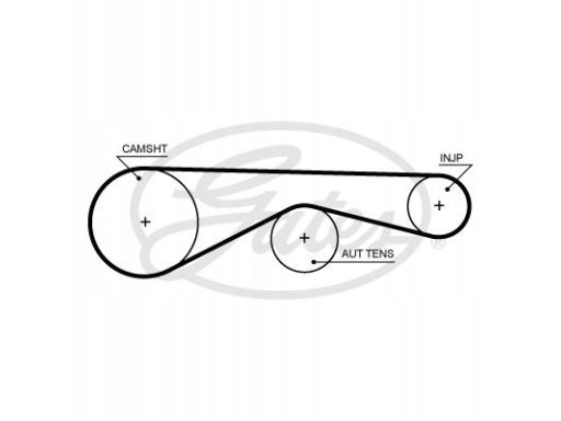 5704Xs Pasek Rozrządu Gates
