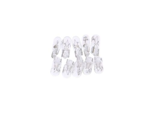 78-0061Set Żarówka W1,2W 24V/1,2W W2X4,6D Całoszkla Maxgear