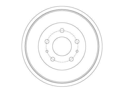 Db4427 Bęben Hamulcowy Trw