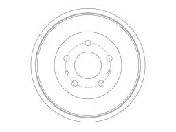 Db4427 Bęben Hamulcowy Trw