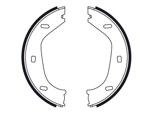 Gs8219 Szczęki Hamulca Postojowego Kpl. Trw
