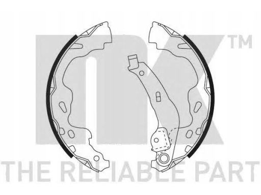 2745705 Szczęki Ham. Opel Agilla 08-/Yaris/C1/Ay Nk