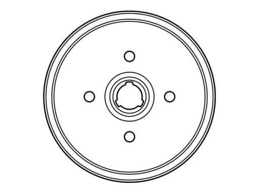 Db4081 Bęben Hamulcowy Trw