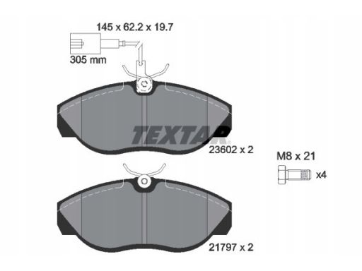 Klocek Hamulcowy Kpl. 2360201