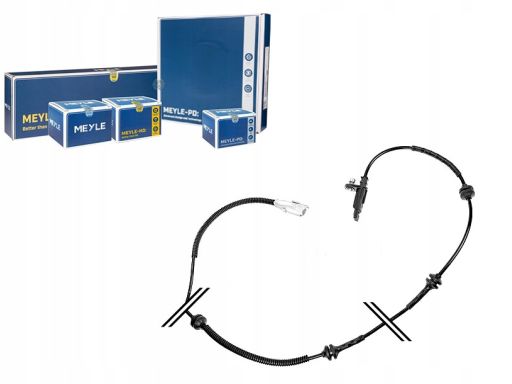 40-14 800 0008 Czujnik Abs Tył L/P Pasuje Do: Citroen C5 Iii, C6, Peug