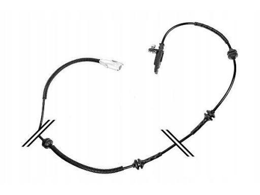 40-14 800 0008 Czujnik Abs Tył L/P Pasuje Do: Citroen C5 Iii, C6, Peug