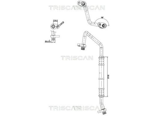 9010 28057 Przewód Klimatyzacji Citroen Berlingo 98 Triscan