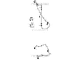 9010 28073 Przewód Klimatyzacji Citroen C3 Ii 09-16 Triscan