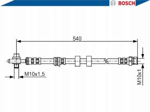 1 987 476 978 Przewód Hamulcowy Elastyczny Bosch