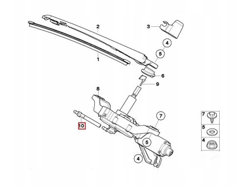 Zawór zwrotny spryskiwaczy BMW 1 E87 nowy