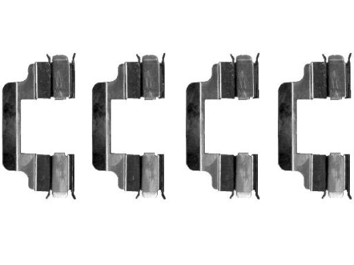 82055400 Zestaw Montażowy Klocka Hamulcowego Przód Pasuje Do: Mercedes