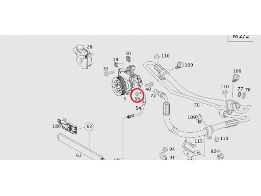 Opaska klamra obejma Przewodu Mercedes W636 W639 W900 W901 W902 W904 W
