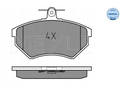025 201 6816 Klocek Hamulcowy Kpl. Przód , Pasuje Do: Seat Cordoba, Ib