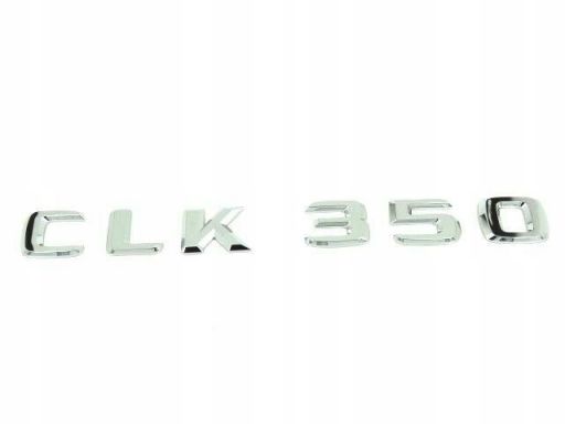 Emblemat znaczek oznaczenie CLK 350 Mercedes W203 A2098170715