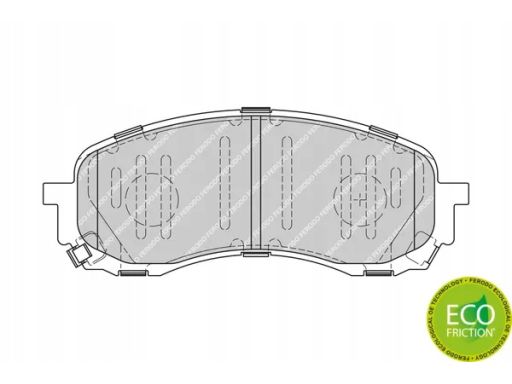 Klocek Hamulcowy Kpl. Klocek Hamulcowy Kpl. Przód (Z Zamkiem), Pasuje