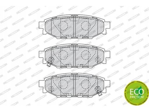 Klocek Hamulcowy Kpl. Klocek Hamulcowy Kpl. Tył (Z Zamkiem), Pasuje Do