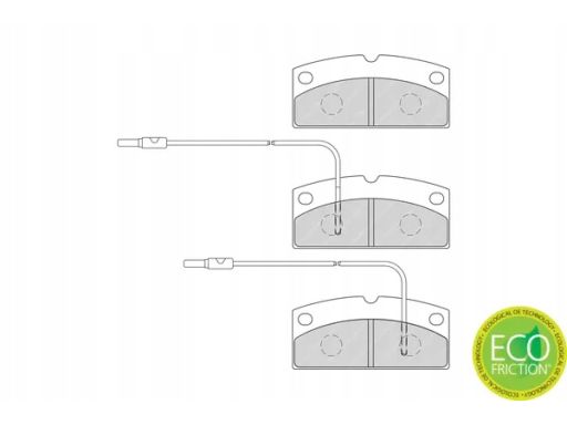Klocek Hamulcowy Kpl. Klocek Hamulcowy Kpl. Przód , Pasuje Do: Aixam 5
