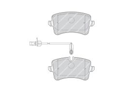 Klocek Hamulcowy Kpl. Klocek Hamulcowy Kpl. Tył , Pasuje Do: Audi A4 B