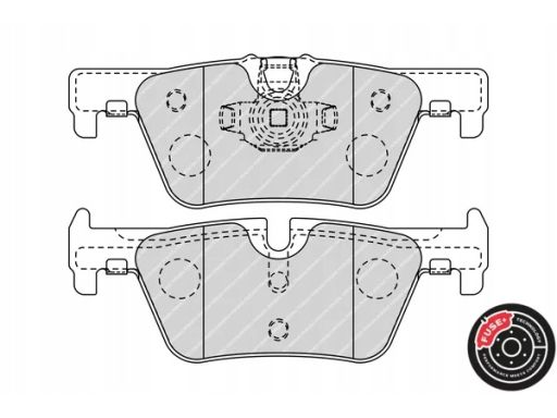 Klocek Hamulcowy Kpl. Klocek Hamulcowy Kpl. Tył , Pasuje Do: Bmw 1 (F2