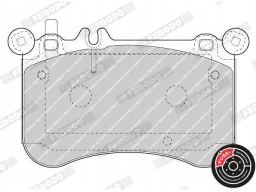 Klocek Hamulcowy Kpl. Klocek Hamulcowy Kpl. Przód , Pasuje Do: Mercede