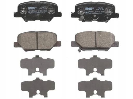 Klocek Hamulcowy Kpl. Klocek Hamulcowy Kpl. Tył (Bez Dodatków), Pasuje