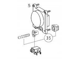Zestaw montażowy mocowanie radaru Mercedes W215
