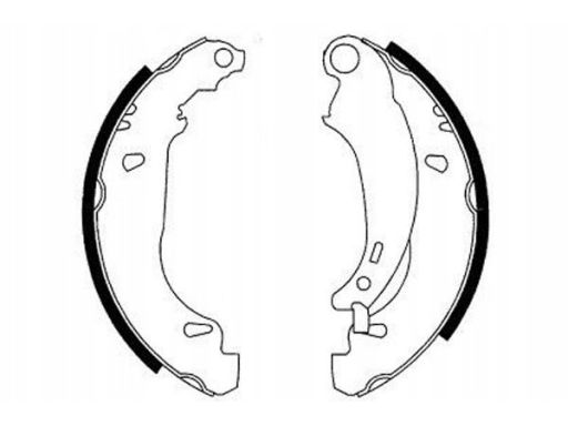 Szczęki Hamulcowe Kpl. Szczęka Hamulcowa Pasuje Do: Peugeot 206, 206+