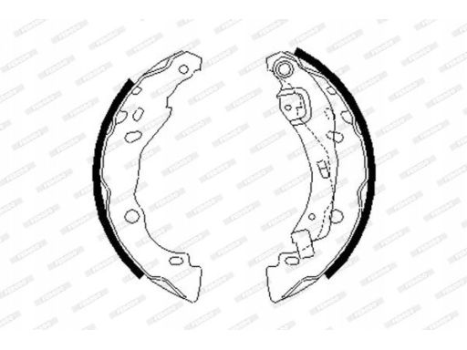 Szczęki Hamulcowe Kpl. Szczęka Hamulcowa Pasuje Do: Dacia Logan, Logan