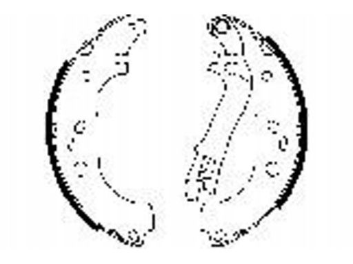 Szczęki Hamulcowe Kpl. Szczęka Hamulcowa Pasuje Do: Cadillac Cts, Fiat