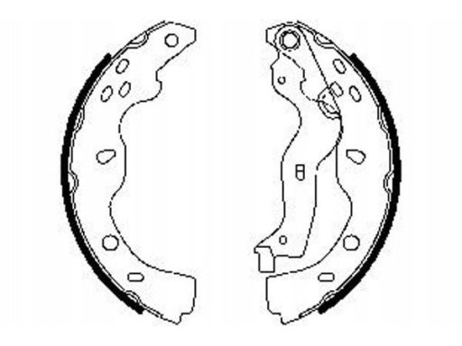 Szczęki Hamulcowe Kpl. Szczęka Hamulcowa Pasuje Do: Fiat Sedici, Suzuk