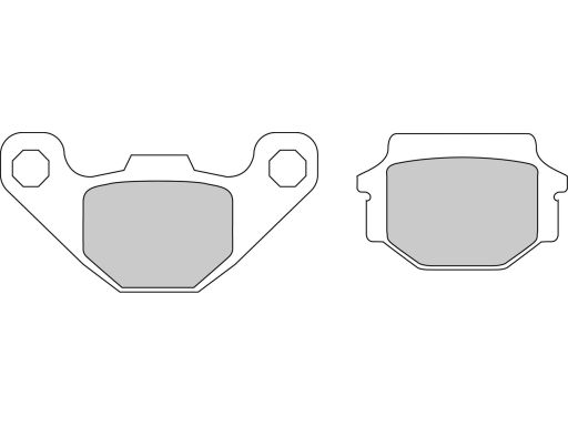 Klocek Hamulcowy Kpl. Klocki Hamulcowe Tył, Przeznaczenie: Droga,