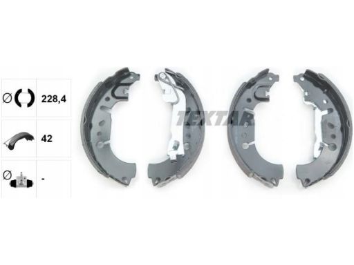 91081500 Szczęka Hamulcowa Pasuje Do: Fiat 500L, Tipo 0.9-1.6D 09.12-