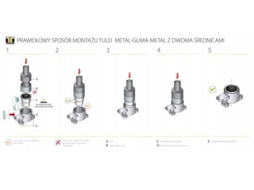 00468211 Silentblock Wahacza Przód Przód L/P Pasuje Do: Nissan Navara,