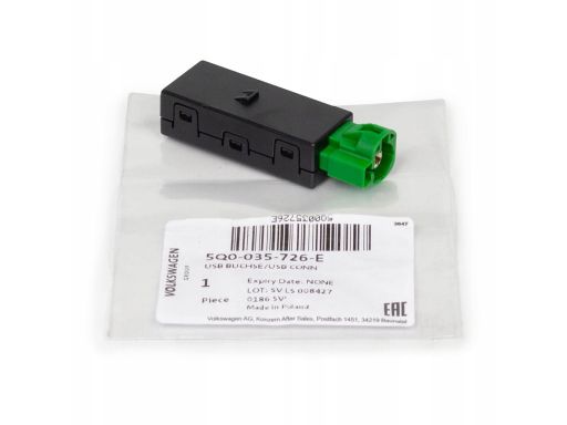 Port Gniazdo USB Volkswagen Seat Skoda 5Q0035726E