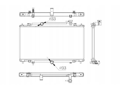 Chłodnica Silnika 550012