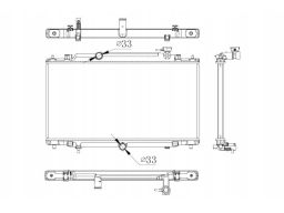 Chłodnica Silnika 550012