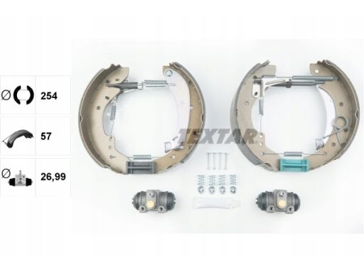 84047901 Szczęki Hamulcowe Kpl. Textar