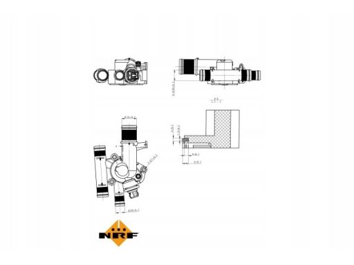 INC Termostat Układu Chłodzenia Nissan Opel Renault Suzuki 1.9D