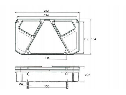 908B Lampa Tylna 908B W125P Waś