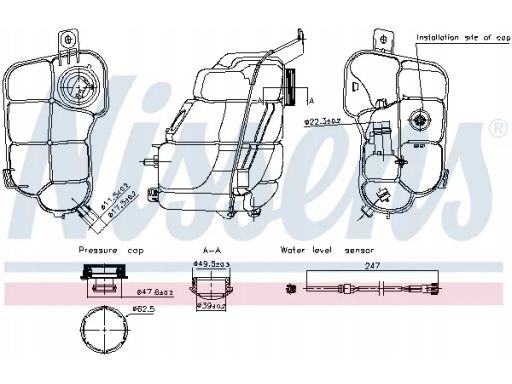 Zbiorniczek Wyrównawczy Płynu Volvo S60 S80 V60 V70 Xc60 Xc70 Land Rov